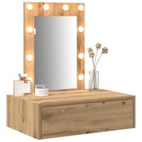 Wandkaptafel met LED-verlichting - Artisan Eiken - thumbnail