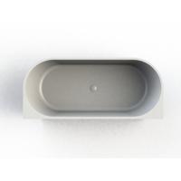 Half Vrijstaand Bad Arcqua Pinto Back To Wall 170x73x57 cm Glans Wit - thumbnail