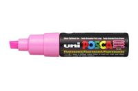 Paintmarker uni posca pc8k b schuin fluor roze - thumbnail