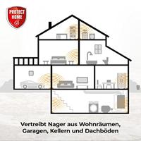 Ultrasonic muis en rat tegen muizen en ratten 80 m2 I Protect Home - Protect - thumbnail