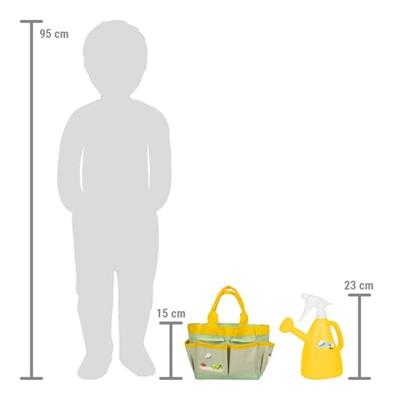 Small Foot - tuintas met tuingereedschap "tiny garden", 5dlg.