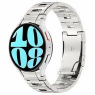 Titanium band met aansluitknop - Zilver - Samsung Galaxy watch 7 / Galaxy Watch FE - 40mm & 44mm