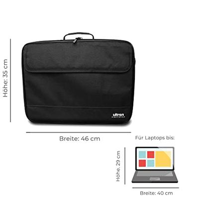 Ultron NB notebooktas 43,2 cm (17 ) Aktetas Zwart