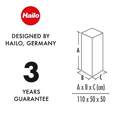 Hailo 0912-060 ProfiLine WSB Design XXXL Afvalscheider 120L Grijs