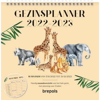 Brepols gezinsplanner, 12 maanden, Nederlandstalig, 2026