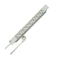 Kopp 931305010 Stekkerdoos 19 inch 2x 6-voudig Zwart Randaarde stekker 1 stuk(s) - thumbnail