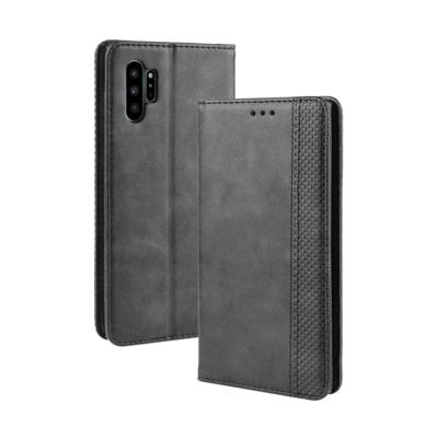 Magnetische Buckle retro Crazy Horse textuur horizontale Flip lederen case voor Galaxy Note10 Pro met houder & kaartsleuven & fotolijstjes (zwart) Magnetische Buckle retro Crazy Horse textuur horizontale Flip lederen case voor Galaxy Note10 Pro met houder & kaartsleuven & fotolijstjes (zwart)