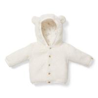 OUTLET Little Dutch teddy jasje Bunny Offwhite-98 - thumbnail
