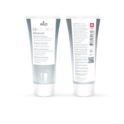 Emoform Tandpasta diamond whitening met fluoride 75 Milliliter