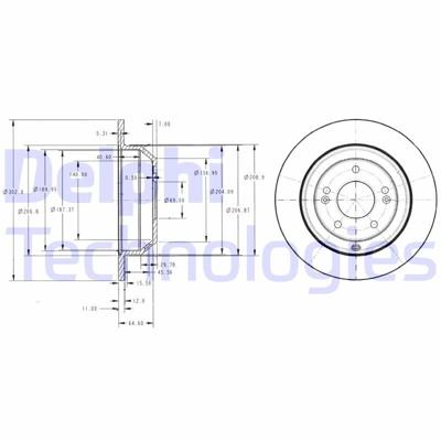 Remschijf BG4335 Remschijf BG4335