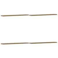 Wandschappen 4 st 60x10x1,5 cm bewerkt hout artisanaal eiken - thumbnail