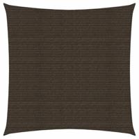 Zonnezeil 160 g/m² 7x7 m HDPE bruin - thumbnail