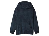 esmara Pluche kinder hoodie (Petrol, 146/152) - thumbnail