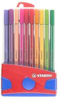 STABILO Pen 68, ColorParade, rood-blauwe doos, 20 stuks in geassorteerde kleuren - thumbnail