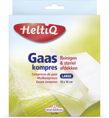 Heltiq Gaaskompressen 10 x 10cm 10 Stuks