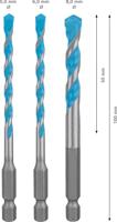 Bosch Accessoires Expert MultiConstruction HEX-9 boor 5/6/8 mm 3-delig - 1 stuk(s) - 2608900584 - thumbnail