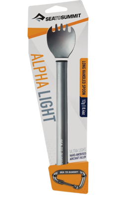 Sea to Summit Alphalight campingbestek vork aluminium lang Sea to Summit Alphalight campingbestek vork aluminium lang