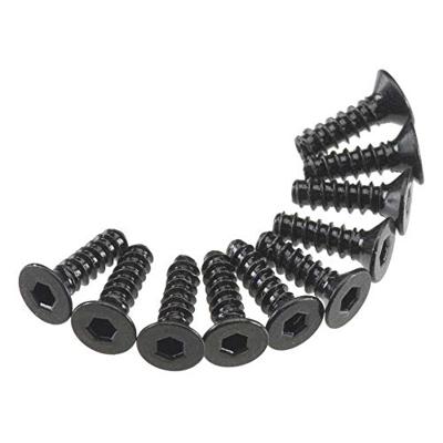 M3x10mm Hex Socket Tapping Flat Head (Black) (10pcs) (AXA465)