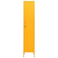 Lockerkast 35x46x180 cm staal mosterdgeel - thumbnail