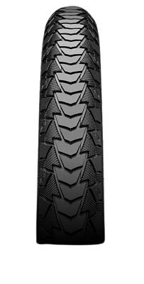 Continental contact plus - stadsfietsband 28x1.60 - draadband - zwart