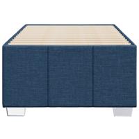 Bedframe zonder matras 120x190 cm stof blauw - thumbnail