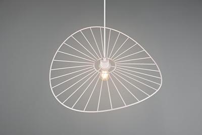 Hanglamp Chapeau mat wit Excl. 1x E27 7W - thumbnail