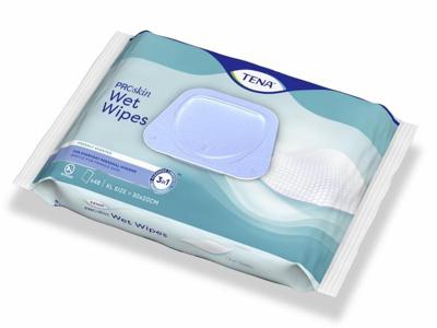 Tena Wet Wipe met Dispenser Tena Wet Wipe met Dispenser