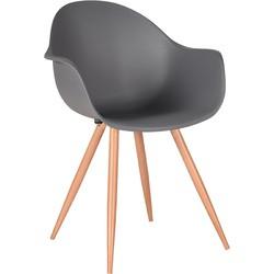 LABEL51 Eetkamerstoel 'Parma', kleur Antraciet