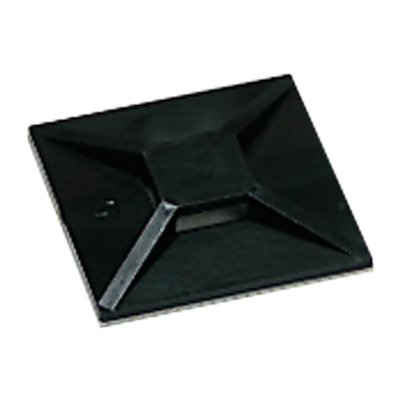 pgb-Europe SMART | Plakzadel kabelbinder 28x28 zwart SM0PZVN00280028Z5