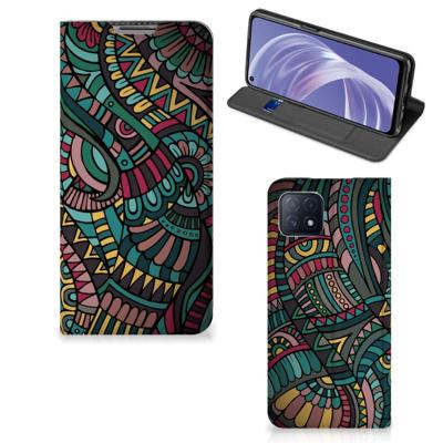 OPPO A73 5G | Hoesje met Magneet | Aztec