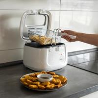 Clatronic FR 3771 Enkel 2,5 l 1800 W Frituurpan Wit - thumbnail