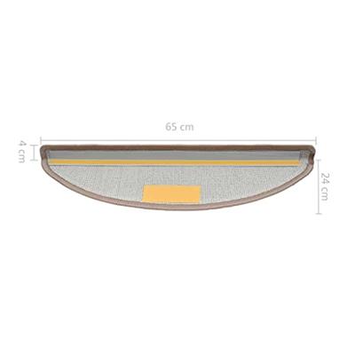 15 st Trapmatten 65x24x4 cm lichtbruin
