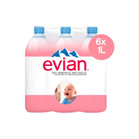 Evian 100% rpet (6x1 liter) - thumbnail