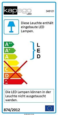 Deko Light 348121 Aurigae Plafondopbouwarmatuur LED Energielabel: G (A - G) 22 W Wit