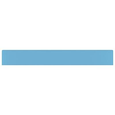 VidaXL Wastafel met kraangat 60x46 cm keramiek mat lichtblauw