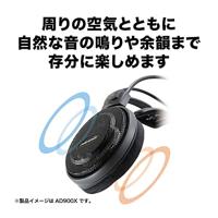 Audio-Technica AD900X Hifi Open-back Koptelefoon Zwart - thumbnail