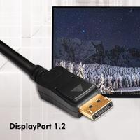 LogiLink CV0113 DisplayPort-kabel DisplayPort Aansluitkabel DisplayPort-stekker, DisplayPort-stekker 15.00 m Zwart - thumbnail