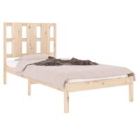Bedframe massief hout 90x190 cm - thumbnail