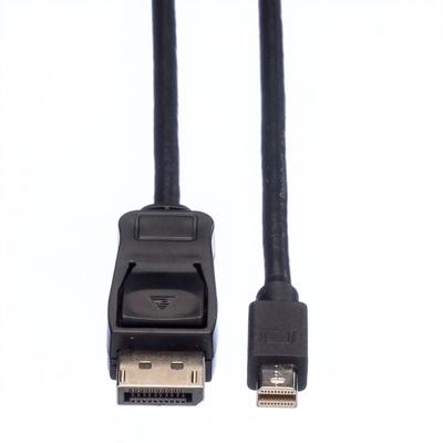 VALUE DisplayPort kabel, DP M - Mini DP M, zwart, 1,5 m