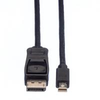 VALUE DisplayPort kabel, DP M - Mini DP M, zwart, 1,5 m - thumbnail