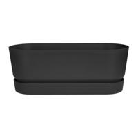 Elho greenville trough long 50 living black - thumbnail