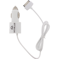 Enzo Mobilize USB autolader 4200mA wit +30-pin kabel 9540110 - thumbnail