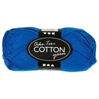 Creativ Company Katoengaren, kobaltblauw, 50gr, 170m - thumbnail