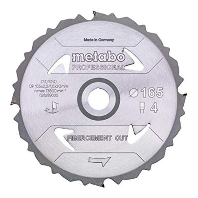 Metabo FIBERCEMENT CUT PROFESSIONAL 628297000 Cirkelzaagblad 190 x 30 x 1.6 mm Aantal tanden: 4 1 stuk(s)