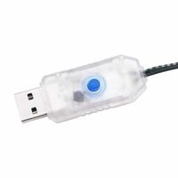 VidaXL Kegelkerstboom 160 led&apos;s binnen en buiten 78x120 cm - thumbnail