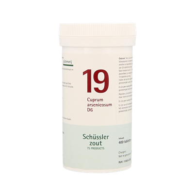 Pflüger Cuprum arsenicosum 19 D6 Schussler 400 Tabletten