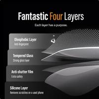 PanzerGlass 7227 7227 Screenprotector (glas) Samsung Galaxy XCover Pro 1 stuk(s) Anti-vingerafdruk, Antibacterieel - thumbnail