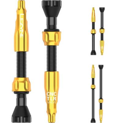 Lezyne CNC TLR Ventiel Set 44mm - Goud