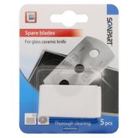 Scanpart R016 Reservemessen voor Keramische Schraper 5 Stuks - thumbnail