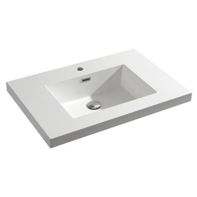 Wastafel Differnz Reno 75 cm Wit Differnz Wastafel Differnz Reno 75 cm Wit Differnz